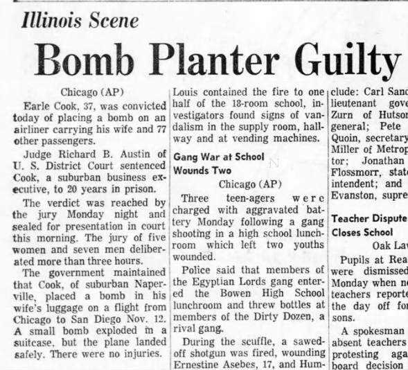 Clipping from The Decatur Herald